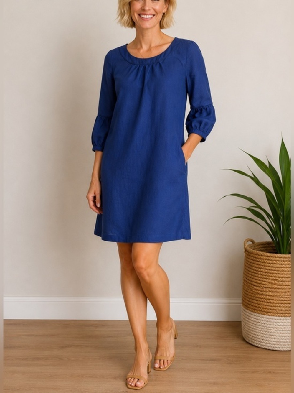 Hotouch Dress Royal Blue Sz S NWT